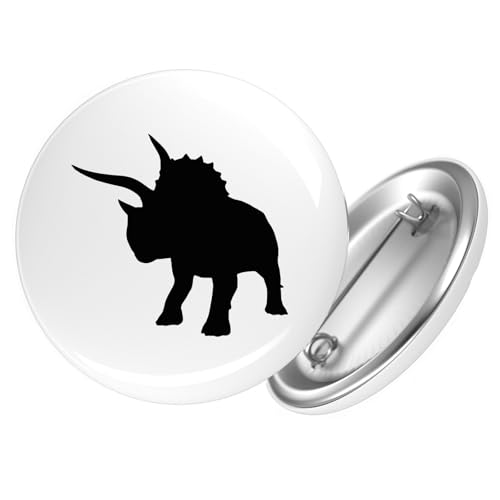 Huuraa Button Triceratops Dinosaurier Geschenk Größe 25mm Triceratops Geschenkidee Huuraa Button Triceratops Dinosaurier Geschenk Größe 25mm Triceratops Geschenkidee von Huuraa