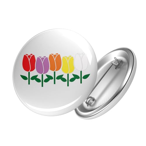 Huuraa Button Tulpen Blüte Ansteckbutton Größe 25mm mit Motiv für alle die den Frühling lieben Geschenk Idee für Freunde und Familie Huuraa Button Tulpen Blüte Ansteckbutton Größe 25mm mit Motiv für alle die den Frühling lieben Geschenk Idee für Freunde und Familie von Huuraa
