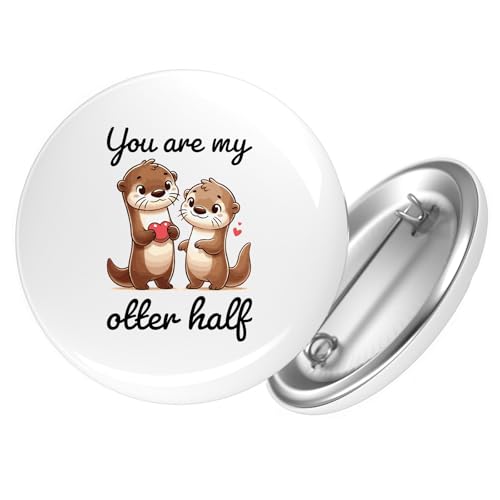 Huuraa Button You are my otter half Paar Geschenk Größe 25mm You are my otter half Geschenkidee Huuraa Button You are my otter half Paar Geschenk Größe 25mm You are my otter half Geschenkidee von Huuraa
