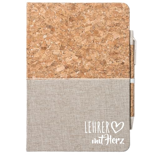 Huuraa Notizbuch Lehrer mit Herz Geschenk Din A5 80 Blattinkl. Kugelschreiber Lehrer Geschenkidee Huuraa Notizbuch Lehrer mit Herz Geschenk Din A5 80 Blattinkl. Kugelschreiber Lehrer Geschenkidee von Huuraa