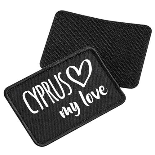 Huuraa Patch Cyprus My Love Geschenk Black Cyprus Präsent Huuraa Patch Cyprus My Love Geschenk Black Cyprus Präsent von Huuraa