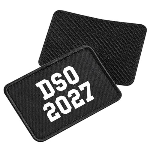 Huuraa Patch DSO 2027 Abschluss Belgien (ndl.) Geschenk Black DSO 2027 Präsent von Huuraa