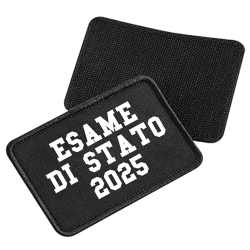 Huuraa Patch Esame di Stato 2025 Abschluss Italien Geschenk Black Esame di Stato 2025 Präsent von Huuraa