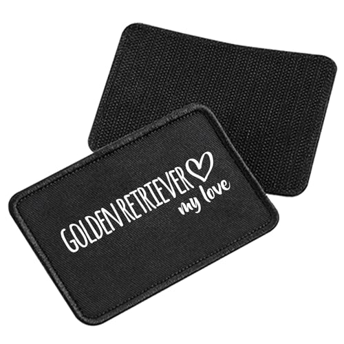 Huuraa Patch Golden Retriever My Love Geschenk Black Golden Retriever Präsent Huuraa Patch Golden Retriever My Love Geschenk Black Golden Retriever Präsent von Huuraa