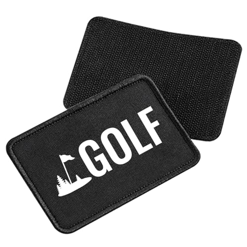 Huuraa Patch Golf Schriftzug Geschenk Black Golf Präsent Huuraa Patch Golf Schriftzug Geschenk Black Golf Präsent von Huuraa
