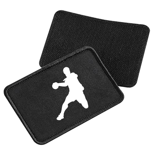 Huuraa Patch Handball Silhouette Geschenk Black Handball Präsent von Huuraa
