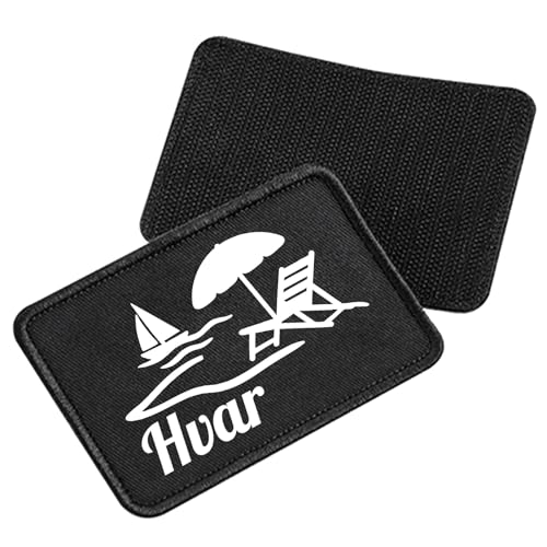 Huuraa Patch Hvar Kroatien Geschenk Black Hvar Präsent Huuraa Patch Hvar Kroatien Geschenk Black Hvar Präsent von Huuraa