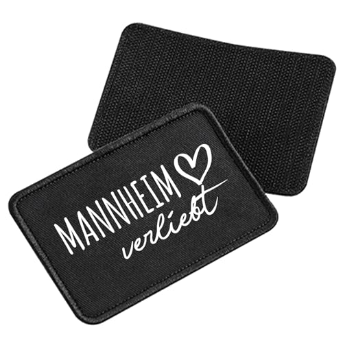 Huuraa Patch Mannheim verliebt Geschenk Black Mannheim Präsent Huuraa Patch Mannheim verliebt Geschenk Black Mannheim Präsent von Huuraa