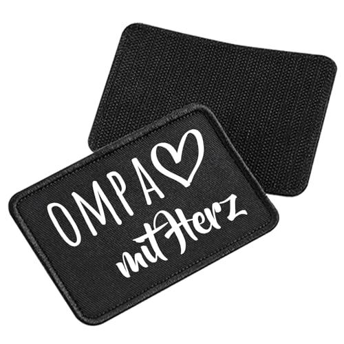 Huuraa Patch OMPA mit Herz Geschenk Black OMPA Präsent Huuraa Patch OMPA mit Herz Geschenk Black OMPA Präsent von Huuraa