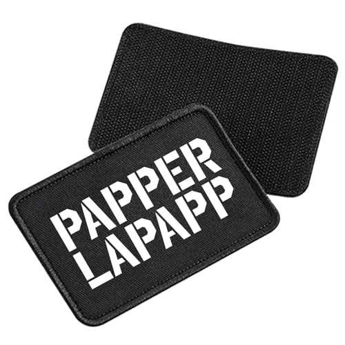 Huuraa Patch Papperlapapp Schriftzug Geschenk Black Papperlapapp Präsent Huuraa Patch Papperlapapp Schriftzug Geschenk Black Papperlapapp Präsent von Huuraa