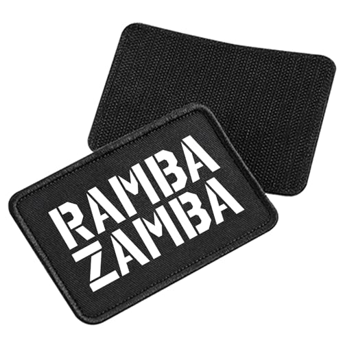 Huuraa Patch Rambazamba Schriftzug Geschenk Black Rambazamba Präsent Huuraa Patch Rambazamba Schriftzug Geschenk Black Rambazamba Präsent von Huuraa