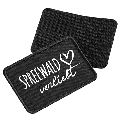Huuraa Patch Spreewald verliebt Geschenk Black Spreewald Präsent Huuraa Patch Spreewald verliebt Geschenk Black Spreewald Präsent von Huuraa
