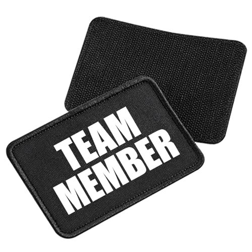 Huuraa Patch Team Member Schriftzug Geschenk Black Team Member Präsent Huuraa Patch Team Member Schriftzug Geschenk Black Team Member Präsent von Huuraa