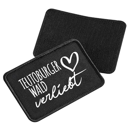 Huuraa Patch Teutoburger Wald verliebt Geschenk Black Teutoburger Wald Präsent Huuraa Patch Teutoburger Wald verliebt Geschenk Black Teutoburger Wald Präsent von Huuraa