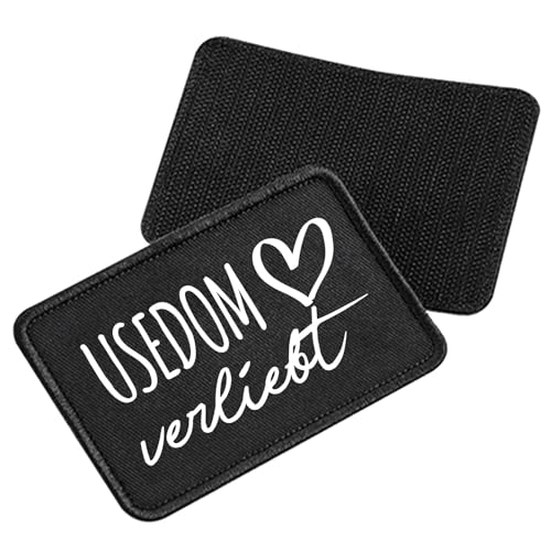 Huuraa Patch Usedom verliebt Geschenk Black Usedom Präsent Huuraa Patch Usedom verliebt Geschenk Black Usedom Präsent von Huuraa