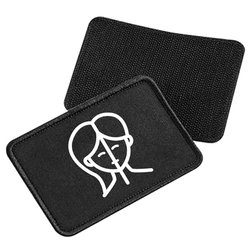 Huuraa Patch Zwillinge Sternzeichen Symbol Geschenk Black Zwillinge Präsent von Huuraa