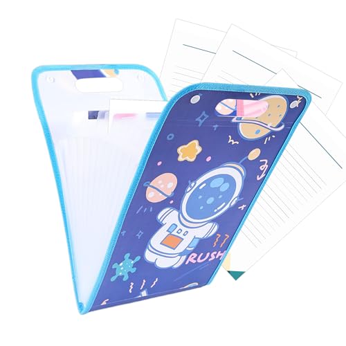 Document Storage Organizer, Portable Binder Folder, 14.17x9.45in Waterproof Zipper Bag, Authentic Multipocket Design, Travel Document Case for School, Rooms, Home, Business von Huvqianu