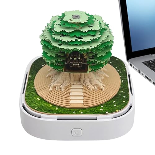 Huvqianu 3D-Kalender 2026, 3D-Haftnotizen, -Kalender 2026, kreativer Notizblock, Deck-Dekoration für Halloween, Einweihung, Urlaub, Erwachsene, Studenten, Lehrer, Schlafzimmer, Büro von Huvqianu