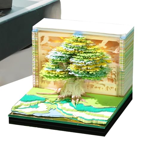 Huvqianu 3D-Kalender | Kalender 2026 | Fluss Design Abreißen Notizblock für Zuhause, Workout, Schule, Pendeln, Urlaub, Lehrer Huvqianu 3D-Kalender | Kalender 2026 | Fluss Design Abreißen Notizblock für Zuhause, Workout, Schule, Pendeln, Urlaub, Lehrer von Huvqianu