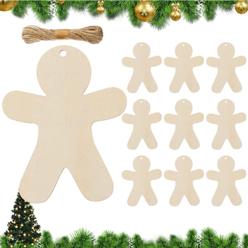 Huvqianu Lebkuchenformen | 10 Stücke Weihnachten Unbehandelte Holzornamente - Blanko Holzscheiben Deko Für Geburtstag Hochzeit Reise Wand Fenster Zuhause Familie Huvqianu Lebkuchenformen | 10 Stücke Weihnachten Unbehandelte Holzornamente - Blanko Holzscheiben Deko Für Geburtstag Hochzeit Reise Wand Fenster Zuhause Familie von Huvqianu