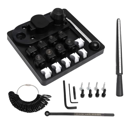 Huvqianu Löffelringformer | Heavy Duty Ring Making Kit | Craft Machine für Kunst Handwerk Harzrohlinge Anhänger Anfänger Silberschmiede | Charm Armband Schmuck von Huvqianu