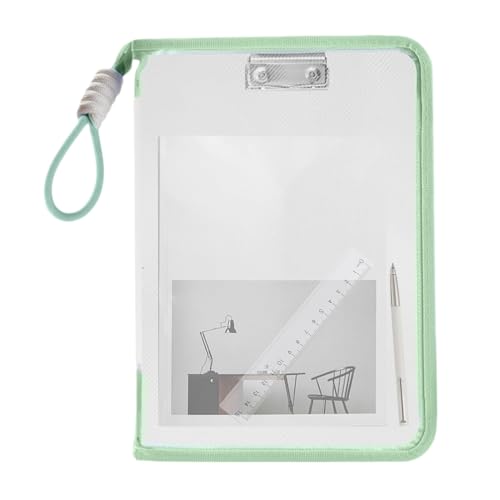 Huvqianu Wasserdichte Buchhülle, transparente Tasche, Buchtaschen für Klassenzimmer, Schutz, Aufbewahrung, Organizer, Abdeckung für Notizbuch, Dokumente, Schreibwaren, Schule, Klassenzimmer, Lehrer von Huvqianu