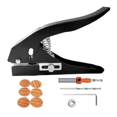 Huxibai Extra robuster Locher, Einzellocher für Papier, für Kanten zu Hause, Geschäft, Karton, Papier, Holzarbeiten von Huxibai