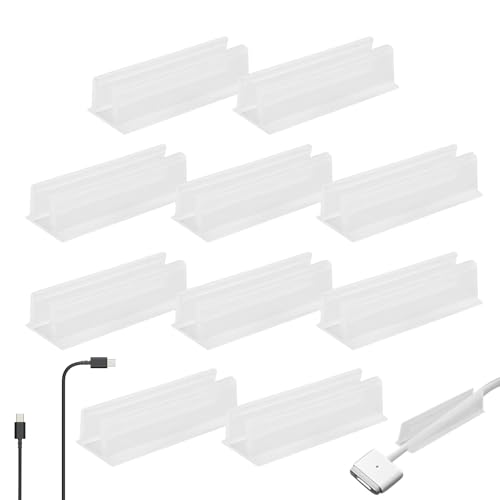 Huxibai Klemmen für LED-Streifen – Klemmen für Außenseile, 10 Stück, transparent, wasserdicht, für Weihnachtsdekorationen, Anwendungen im Innenbereich zu Hause und in der Küche von Huxibai