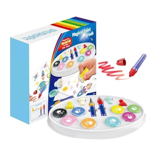 Huxibai Wasserstift, Filzstifte - Kreativer Graffiti-Zeichenstift mit Stempel für Kinder, Eltern-Kind-Aktivitäten Huxibai Wasserstift, Filzstifte - Kreativer Graffiti-Zeichenstift mit Stempel für Kinder, Eltern-Kind-Aktivitäten von Huxibai