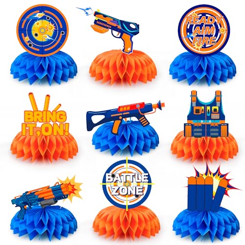 Darts Battle Dekorationen, 9pcs Dart War Geburtstag Party Dekoration Waben, Dart Kriegsparty Dekorationen Waben Dart Geburtstagsparty Waben Mittelstücke für Dart Battle Geburtstag Party Zubehör Darts Battle Dekorationen, 9pcs Dart War Geburtstag Party Dekoration Waben, Dart Kriegsparty Dekorationen Waben Dart Geburtstagsparty Waben Mittelstücke für Dart Battle Geburtstag Party Zubehör von Huxolynifty