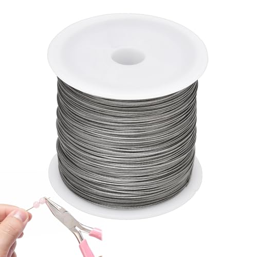 Huybaa Schmuckdraht Silber, Edelstahldraht 304, 100m x 0,5mm, Basteldraht zum Kreativen Hobby Huybaa Schmuckdraht Silber, Edelstahldraht 304, 100m x 0,5mm, Basteldraht zum Kreativen Hobby von Huybaa