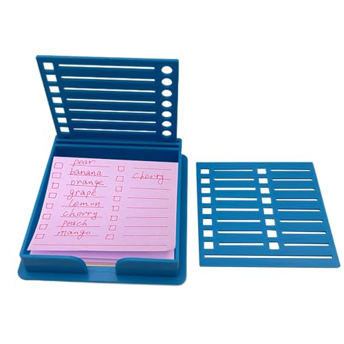 Haftnotizblock-Halter – Haftnotizzettel-Spender, Notizblock-Halter, klebriger Notizblock-Vorlagenhalter, vielseitige Schreibtisch-Haftnotiz-Schablone, tragbare Aufbewahrungsbox für Lehrer Haftnotizblock-Halter – Haftnotizzettel-Spender, Notizblock-Halter, klebriger Notizblock-Vorlagenhalter, vielseitige Schreibtisch-Haftnotiz-Schablone, tragbare Aufbewahrungsbox für Lehrer von Huyeruie