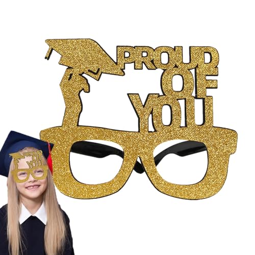 Huyeruie Abschlussbrille | 2024 Brillenrahmen, leichte Foto-Requisiten für Abschlussfeier, Freunde, Cosplay, Maskerade von Huyeruie