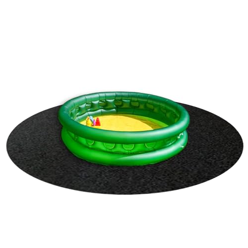 Huyeruie Aufblasbare Whirlpool-Matte – rundes Anti-Rutsch-Whirlpool-Pad, verdickte, wasserabsorbierende Filzmatte, grün, 365 cm, extra große Spa-Pool-Bodenmatte Huyeruie Aufblasbare Whirlpool-Matte – rundes Anti-Rutsch-Whirlpool-Pad, verdickte, wasserabsorbierende Filzmatte, grün, 365 cm, extra große Spa-Pool-Bodenmatte von Huyeruie