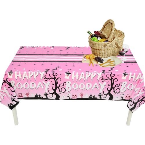 Huyeruie Halloween-Party-Tischdecke, dekorative Tischdecke für Partys, wasserdichte Halloween-Tischdecke, 274 x 137 cm, rechteckige Halloween-Tischdecke für Halloween-Party Huyeruie Halloween-Party-Tischdecke, dekorative Tischdecke für Partys, wasserdichte Halloween-Tischdecke, 274 x 137 cm, rechteckige Halloween-Tischdecke für Halloween-Party von Huyeruie
