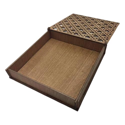 Huyeruie Holz-Organizer-Box – dekorative Schmuckschatulle aus Holz, rustikal, ausgehöhlt, Mehrzweck-Schmuckaufbewahrung, Schmuckhalter, Andenken, Aufbewahrung, Reisen Huyeruie Holz-Organizer-Box – dekorative Schmuckschatulle aus Holz, rustikal, ausgehöhlt, Mehrzweck-Schmuckaufbewahrung, Schmuckhalter, Andenken, Aufbewahrung, Reisen von Huyeruie
