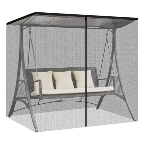 Moskittoes Netz für Terrasse – Garten-Netz, Terrassenschirm, Moskitonetz, verstellbares Terrassen-Netz mit Reißverschluss, Outdoor-Veranda-Schaukelnetz, UV-beständiges Terrassennetz für den Moskittoes Netz für Terrasse – Garten-Netz, Terrassenschirm, Moskitonetz, verstellbares Terrassen-Netz mit Reißverschluss, Outdoor-Veranda-Schaukelnetz, UV-beständiges Terrassennetz für den von Huyeruie