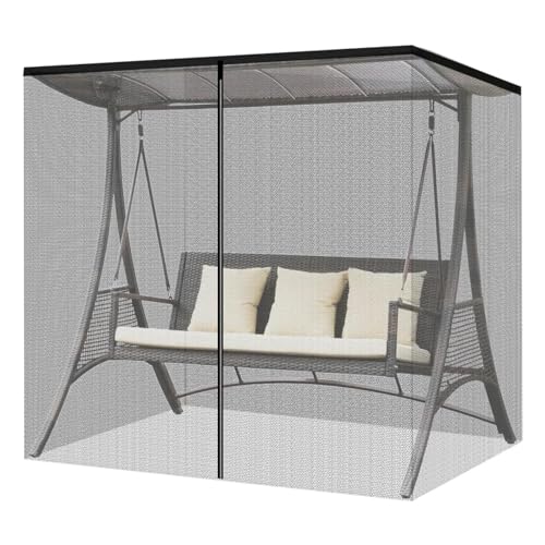 Moskittoes Netz für Terrasse – Garten-Netz, Terrassenschirm, Moskitonetz, verstellbares Terrassen-Netz mit Reißverschluss, Outdoor-Veranda-Schaukelnetz, UV-beständiges Terrassennetz für den Moskittoes Netz für Terrasse – Garten-Netz, Terrassenschirm, Moskitonetz, verstellbares Terrassen-Netz mit Reißverschluss, Outdoor-Veranda-Schaukelnetz, UV-beständiges Terrassennetz für den von Huyeruie