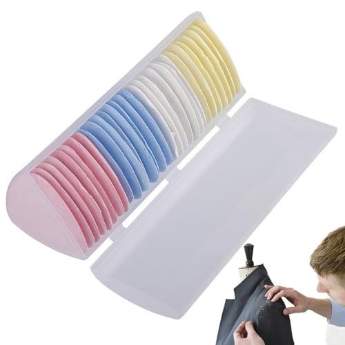 Schneiderkreide-Set – Ewing Kreide zum Markieren von Stoff, buntes Schneiderkreide-Set, bunte Schneiderkreide mit Dreiecksform, löschbares Stoffmarkiermuster, Nähwerkzeug Schneiderkreide-Set – Ewing Kreide zum Markieren von Stoff, buntes Schneiderkreide-Set, bunte Schneiderkreide mit Dreiecksform, löschbares Stoffmarkiermuster, Nähwerkzeug von Huyeruie