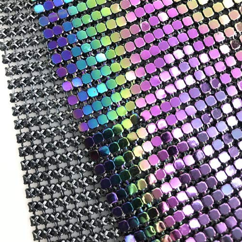 Metallgeflecht, 45 x 150 cm, glitzernd, Colorfu, 150 * 45cm Metallgeflecht, 45 x 150 cm, glitzernd, Colorfu, 150 * 45cm von Hwydo