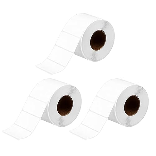 Hxhsgmeh 3 Rollen 1500/Etiketten Pro Rolle Abnehmbar Haushaltsetiketten Universal Etikett Büro Küche Aufbewahrungsbox von Hxhsgmeh