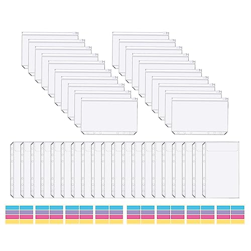 Hxhsgmeh 40 StüCk Ordner, Scrapbook-Papieraufbewahrung, Durchsichtiger Papieraufbewahrungs-Organizer mit Laschen zum Halten Von Scrapbook-Papier, Karton von Hxhsgmeh