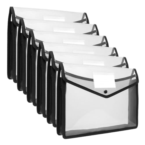 Hxhsgmeh 6-Teiliger Aktenorganisator, Dokumententasche, Aktenordner, Umschlagordner, Schreibwaren-Aufbewahrungstasche von Hxhsgmeh