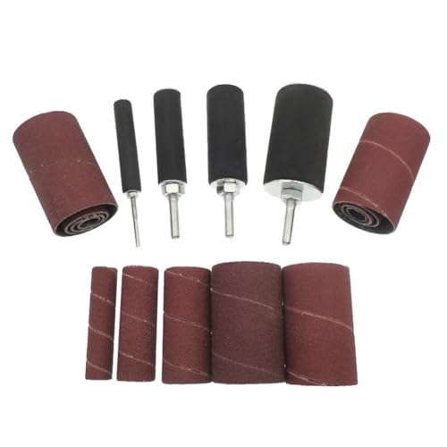 Hxhsgmeh Schleifzylinder, Schleifdrum-Kit, Gummimandrellen, Schleifpapier zum Gravieren, Holzbearbeitungsbohrmaschine, Polieren, Drehwerkzeug Hxhsgmeh Schleifzylinder, Schleifdrum-Kit, Gummimandrellen, Schleifpapier zum Gravieren, Holzbearbeitungsbohrmaschine, Polieren, Drehwerkzeug von Hxhsgmeh