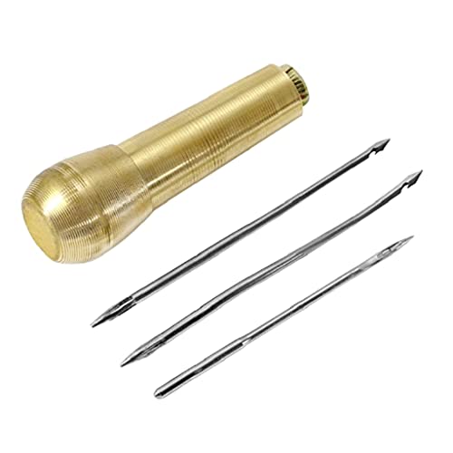 4 Stück Leinwand Leder Nähahle Taper Stitcher mit Metallgriff Hand Häkeln Nähen Schuhe Reparatur Werkzeuge 4 Stück Leinwand Leder Nähahle Taper Stitcher mit Metallgriff Hand Häkeln Nähen Schuhe Reparatur Werkzeuge von Hxyxbnhno