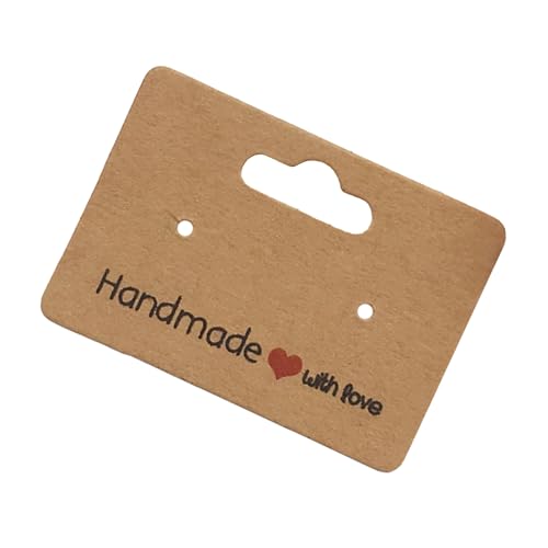 Hxyxbnhno 100 Stück Ohrring-Kartenhalter zum Präsentieren von Schmuck, stabiles Kraftpapier, Heimorganisation, Wie beschrieben Hxyxbnhno 100 Stück Ohrring-Kartenhalter zum Präsentieren von Schmuck, stabiles Kraftpapier, Heimorganisation, Wie beschrieben von Hxyxbnhno