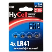 4 HyCell Knopfzellen LR41 1,5 V 4 HyCell Knopfzellen LR41 1,5 V von HyCell
