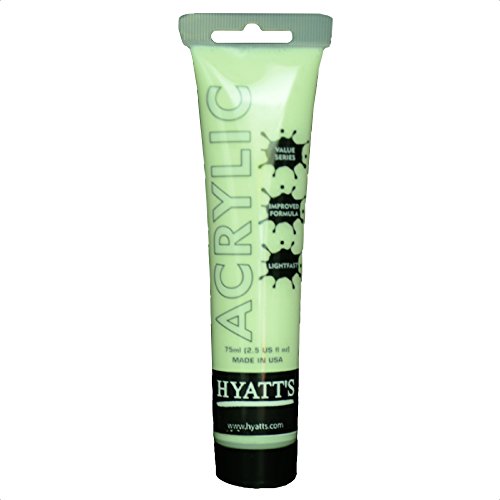 Hyatt's - Acrylfarbe - 75 ml - Nachtfarbe (nachleuchtend) von Hyatt's