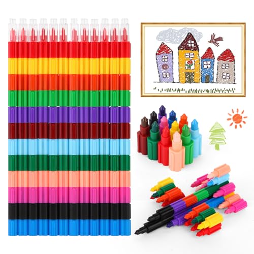 Hyber&Cara 12 Stück Stapelbare Buntstifte Wachsmalstifte Mitgebsel, 12 Farben Steckbare Baustein Buntstifte für Geburtstag Gefälligkeiten & Party Geschenke Büro Schulbedarf Hyber&Cara 12 Stück Stapelbare Buntstifte Wachsmalstifte Mitgebsel, 12 Farben Steckbare Baustein Buntstifte für Geburtstag Gefälligkeiten & Party Geschenke Büro Schulbedarf von Hyber&Cara