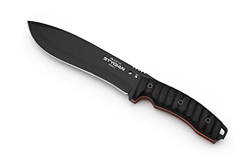 Hydra Taktisches Messer STYGIAN 177 mm Klinge mit Böhler N690co Stahl mit kryogener Behandlung, G10 Griff, inklusive Kydexscheide von Hydra KNIVES